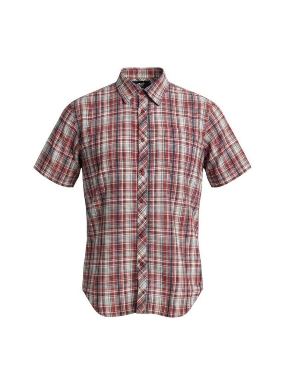 ONeill Mens Red Plaid Short Sleeve Button-Up Shirt XL